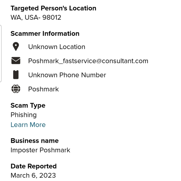 Warning to all scamming scammers - Picture 1 of 1